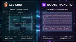 CSS Grid vs Bootstrap Grid: What’s the Difference and Which Should You Use?