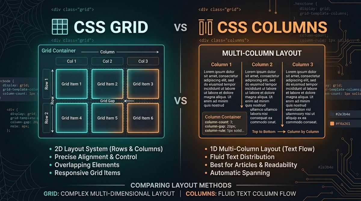 CSS Grid vs CSS Columns: Which Should You Use?