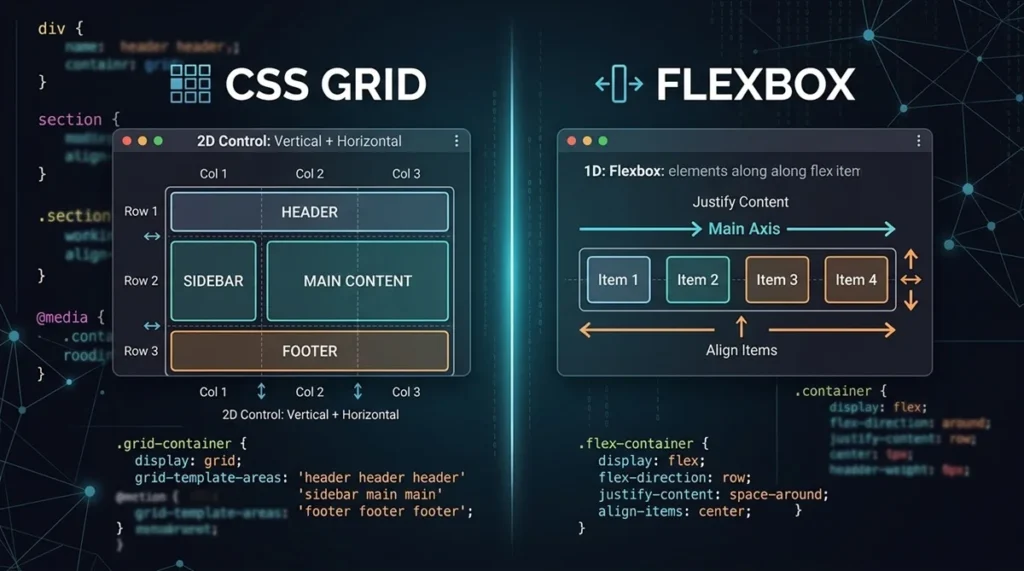 CSS Grid vs Flexbox: What’s the Difference and Which Should You Use?
